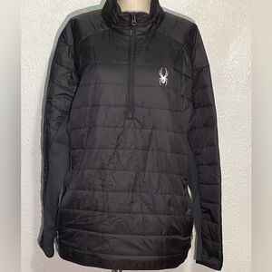 Spyder windbreaker 1/4 zip jacket size XL